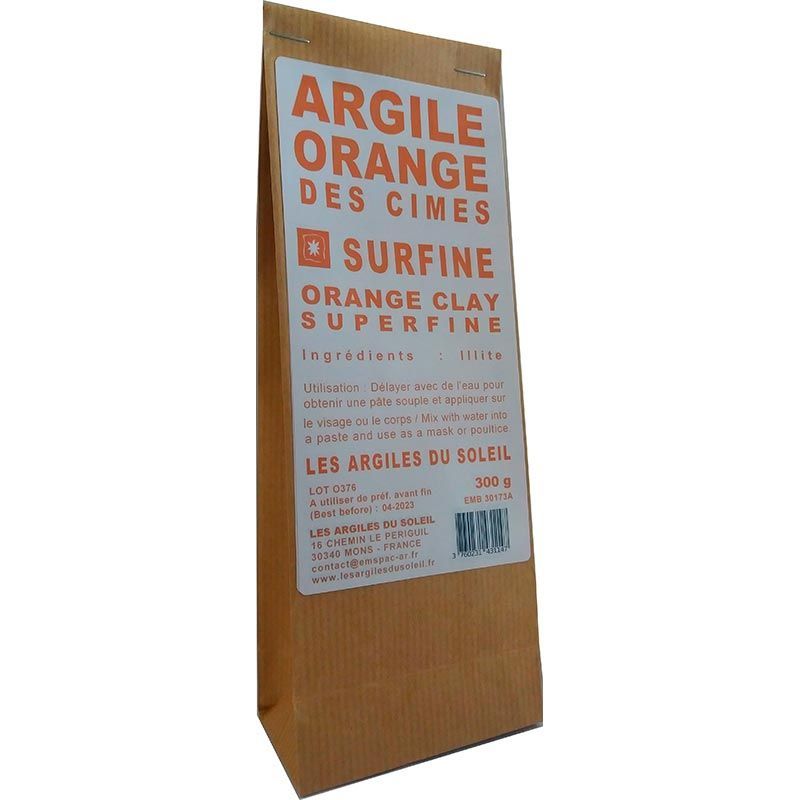 Argile Du Soleile oranssi savijauhe 300g