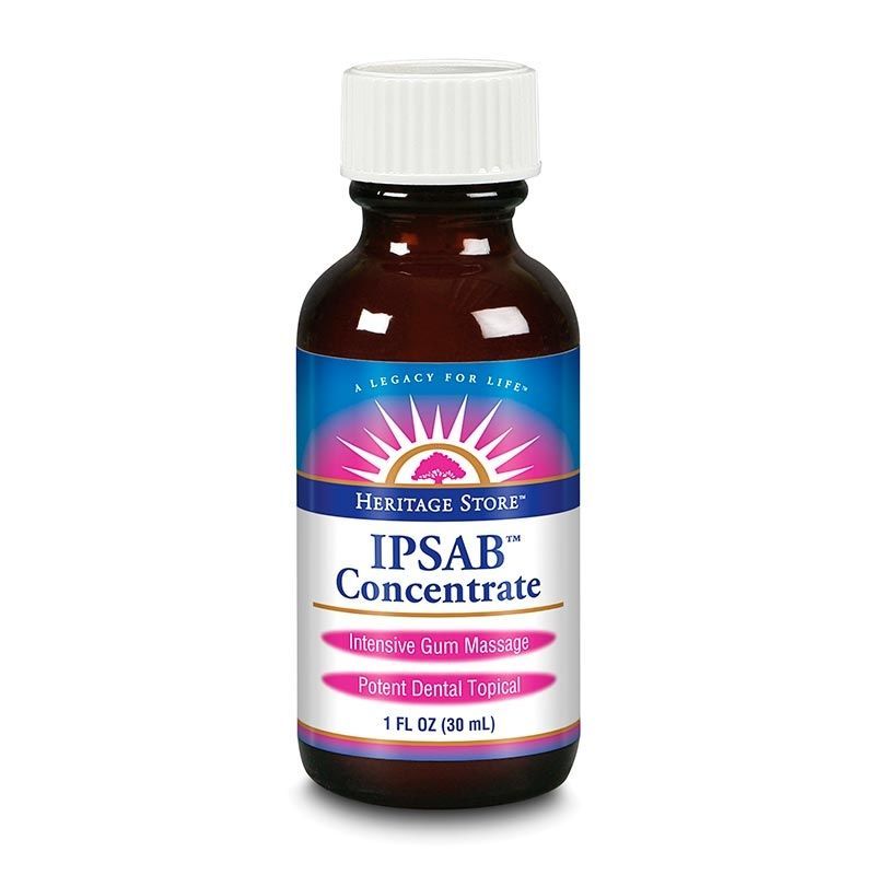 Heritage Store Ipsab Mouthwash Concentrate suun puhdistus tiiviste piparminttu 30ml