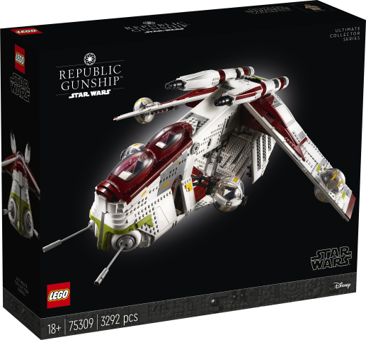 LEGO Star Wars 75309 Tasavallan Tulitukialus - Käytetty