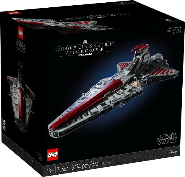 LEGO Star Wars 75367 Venator-luokan Tasavallan Hyökkäysristeilijä