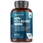 Merikollageeni hyaluronihapolla - 1200 mg 120 kapselia - Edistyksellinen koostumus C-vitamiinilla, sinkillä ja CoQ10:llä