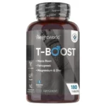 T-Boost - 180 tablettia - Luonnollinen testosteronin ja energian tehostaja, joka sisältää macaa, fenugrekoa, magnesiumia ja sinkkiä