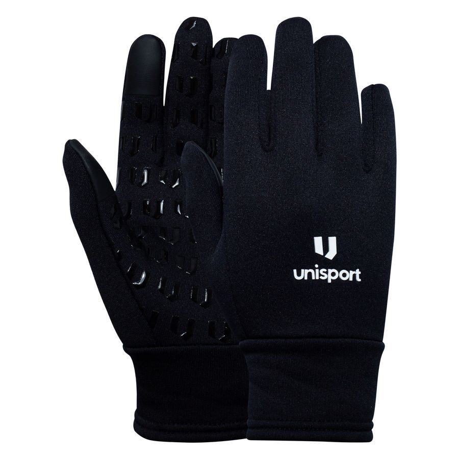 Unisport Pelihanskat Warm - Musta, koko Medium