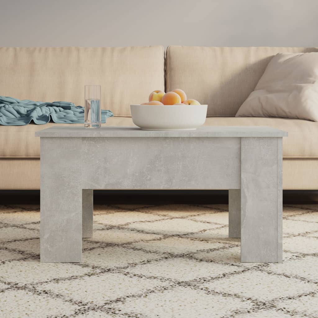 vidaXL Sohvapöytä betoninharmaa 79x49x41 cm tekninen puu