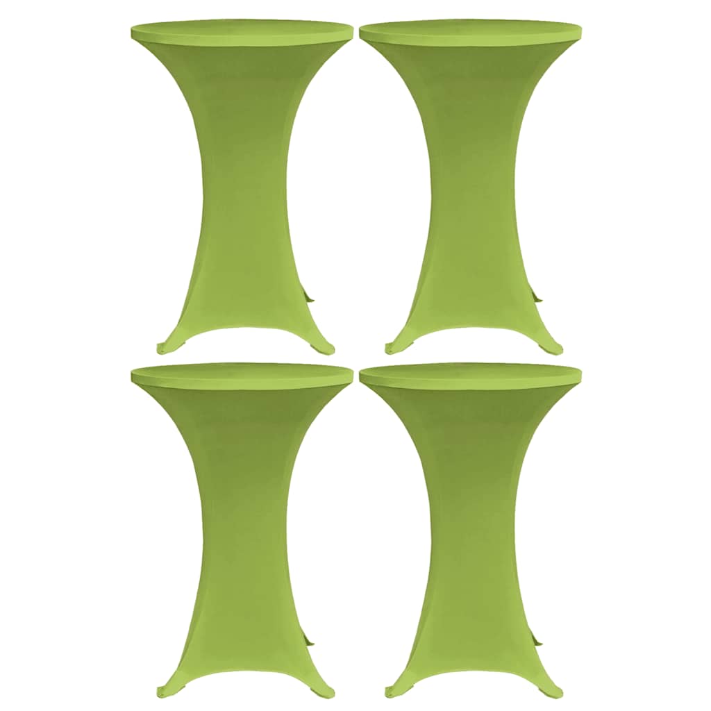 vidaXL Venyvä pöydänsuoja 4 kpl 70 cm vihreä