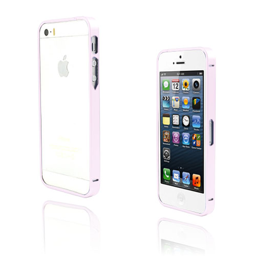 Metallix (Vaaleanpunainen) iPhone 5 / 5S Metalli Bumper Suojakehys